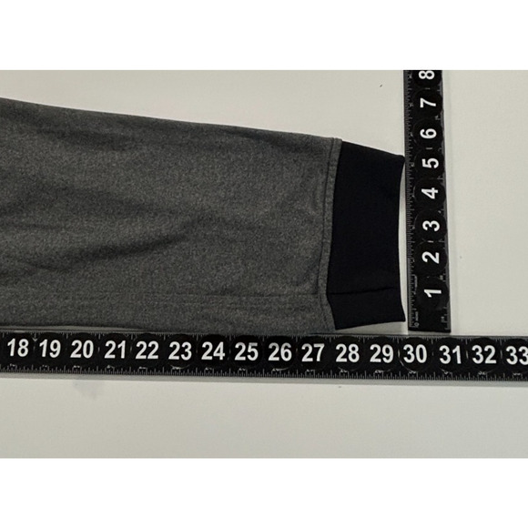 Under Armour Joggers Mens XL Gray Black Measures 34x30 Drawstring Elastic Waist - Picture 6 of 10